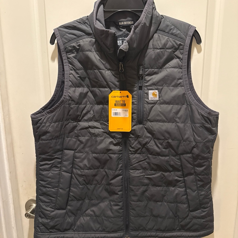 Carhartt Charcoal Quilted Vest